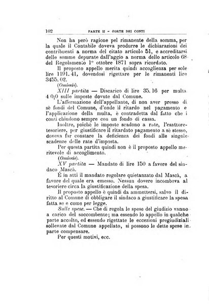 La giustizia amministrativa raccolta di decisioni e pareri del Consiglio di Stato, decisioni della Corte dei conti, sentenze della Cassazione di Roma, e decisioni delle Giunte provinciali amministrative