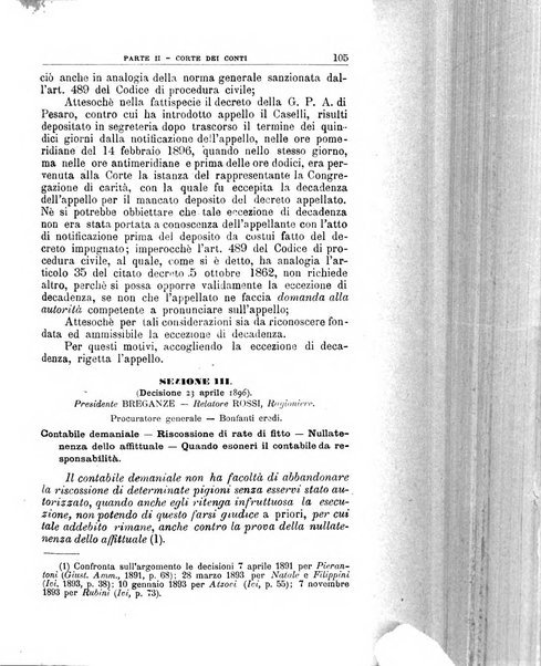 La giustizia amministrativa raccolta di decisioni e pareri del Consiglio di Stato, decisioni della Corte dei conti, sentenze della Cassazione di Roma, e decisioni delle Giunte provinciali amministrative