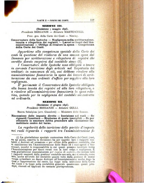 La giustizia amministrativa raccolta di decisioni e pareri del Consiglio di Stato, decisioni della Corte dei conti, sentenze della Cassazione di Roma, e decisioni delle Giunte provinciali amministrative