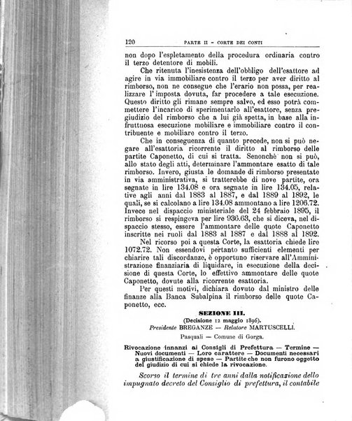 La giustizia amministrativa raccolta di decisioni e pareri del Consiglio di Stato, decisioni della Corte dei conti, sentenze della Cassazione di Roma, e decisioni delle Giunte provinciali amministrative