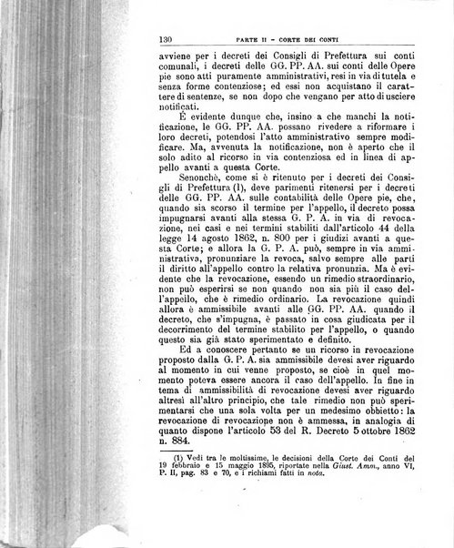 La giustizia amministrativa raccolta di decisioni e pareri del Consiglio di Stato, decisioni della Corte dei conti, sentenze della Cassazione di Roma, e decisioni delle Giunte provinciali amministrative