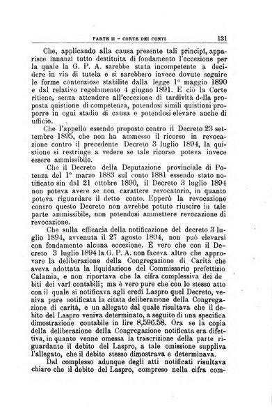 La giustizia amministrativa raccolta di decisioni e pareri del Consiglio di Stato, decisioni della Corte dei conti, sentenze della Cassazione di Roma, e decisioni delle Giunte provinciali amministrative