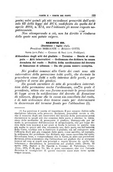 La giustizia amministrativa raccolta di decisioni e pareri del Consiglio di Stato, decisioni della Corte dei conti, sentenze della Cassazione di Roma, e decisioni delle Giunte provinciali amministrative