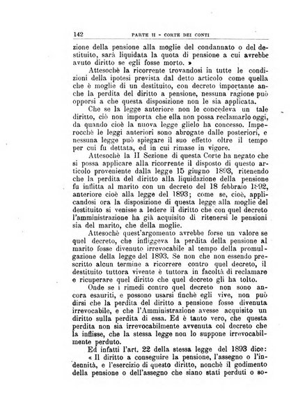 La giustizia amministrativa raccolta di decisioni e pareri del Consiglio di Stato, decisioni della Corte dei conti, sentenze della Cassazione di Roma, e decisioni delle Giunte provinciali amministrative