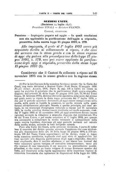 La giustizia amministrativa raccolta di decisioni e pareri del Consiglio di Stato, decisioni della Corte dei conti, sentenze della Cassazione di Roma, e decisioni delle Giunte provinciali amministrative