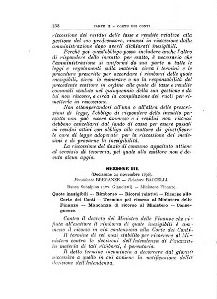 La giustizia amministrativa raccolta di decisioni e pareri del Consiglio di Stato, decisioni della Corte dei conti, sentenze della Cassazione di Roma, e decisioni delle Giunte provinciali amministrative