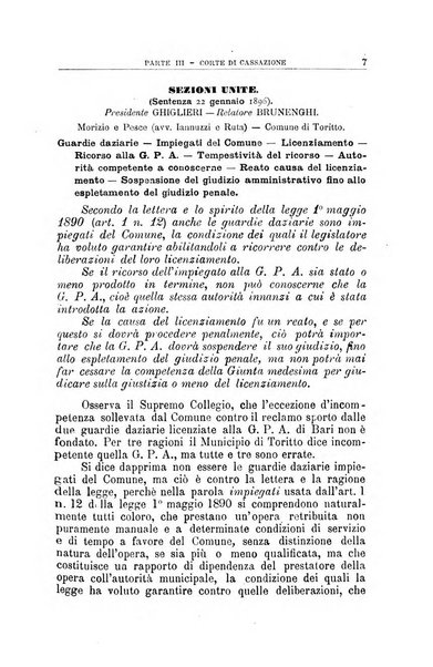 La giustizia amministrativa raccolta di decisioni e pareri del Consiglio di Stato, decisioni della Corte dei conti, sentenze della Cassazione di Roma, e decisioni delle Giunte provinciali amministrative