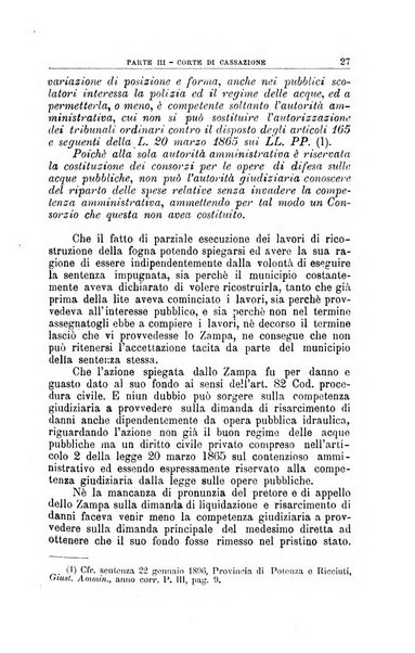 La giustizia amministrativa raccolta di decisioni e pareri del Consiglio di Stato, decisioni della Corte dei conti, sentenze della Cassazione di Roma, e decisioni delle Giunte provinciali amministrative