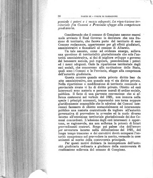 La giustizia amministrativa raccolta di decisioni e pareri del Consiglio di Stato, decisioni della Corte dei conti, sentenze della Cassazione di Roma, e decisioni delle Giunte provinciali amministrative