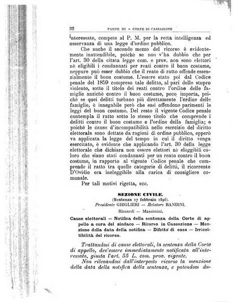 La giustizia amministrativa raccolta di decisioni e pareri del Consiglio di Stato, decisioni della Corte dei conti, sentenze della Cassazione di Roma, e decisioni delle Giunte provinciali amministrative