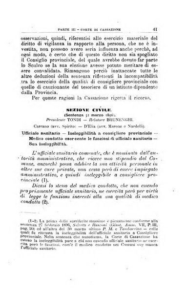 La giustizia amministrativa raccolta di decisioni e pareri del Consiglio di Stato, decisioni della Corte dei conti, sentenze della Cassazione di Roma, e decisioni delle Giunte provinciali amministrative