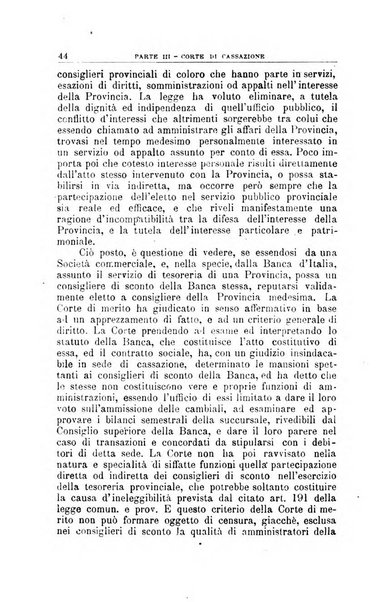 La giustizia amministrativa raccolta di decisioni e pareri del Consiglio di Stato, decisioni della Corte dei conti, sentenze della Cassazione di Roma, e decisioni delle Giunte provinciali amministrative