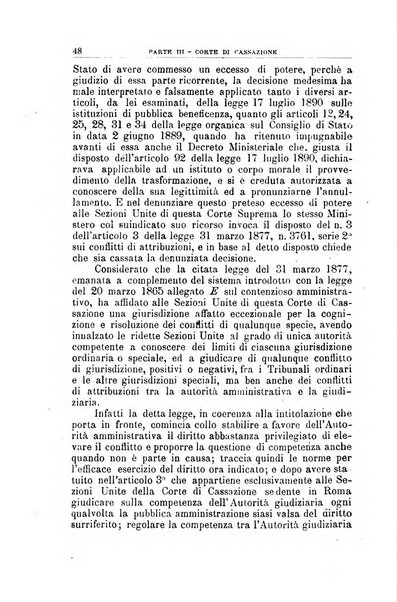 La giustizia amministrativa raccolta di decisioni e pareri del Consiglio di Stato, decisioni della Corte dei conti, sentenze della Cassazione di Roma, e decisioni delle Giunte provinciali amministrative