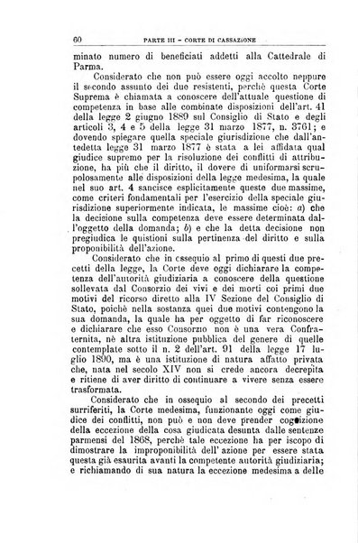 La giustizia amministrativa raccolta di decisioni e pareri del Consiglio di Stato, decisioni della Corte dei conti, sentenze della Cassazione di Roma, e decisioni delle Giunte provinciali amministrative