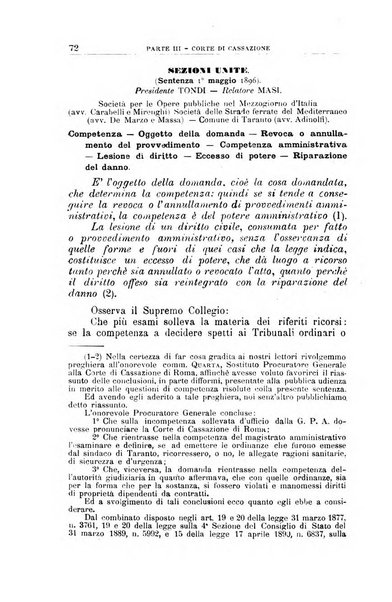 La giustizia amministrativa raccolta di decisioni e pareri del Consiglio di Stato, decisioni della Corte dei conti, sentenze della Cassazione di Roma, e decisioni delle Giunte provinciali amministrative