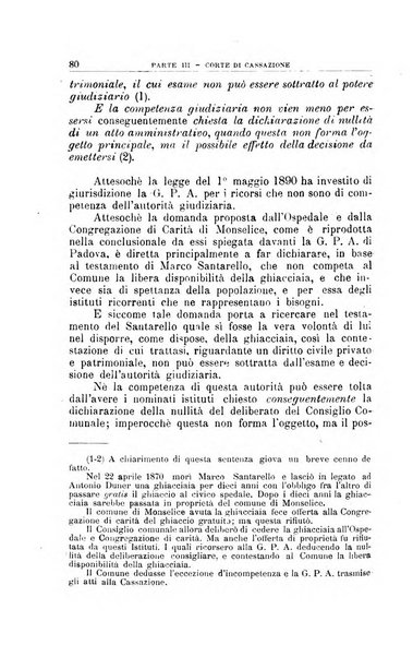 La giustizia amministrativa raccolta di decisioni e pareri del Consiglio di Stato, decisioni della Corte dei conti, sentenze della Cassazione di Roma, e decisioni delle Giunte provinciali amministrative