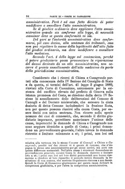 La giustizia amministrativa raccolta di decisioni e pareri del Consiglio di Stato, decisioni della Corte dei conti, sentenze della Cassazione di Roma, e decisioni delle Giunte provinciali amministrative