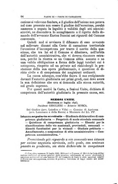 La giustizia amministrativa raccolta di decisioni e pareri del Consiglio di Stato, decisioni della Corte dei conti, sentenze della Cassazione di Roma, e decisioni delle Giunte provinciali amministrative