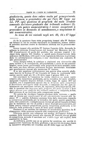 La giustizia amministrativa raccolta di decisioni e pareri del Consiglio di Stato, decisioni della Corte dei conti, sentenze della Cassazione di Roma, e decisioni delle Giunte provinciali amministrative