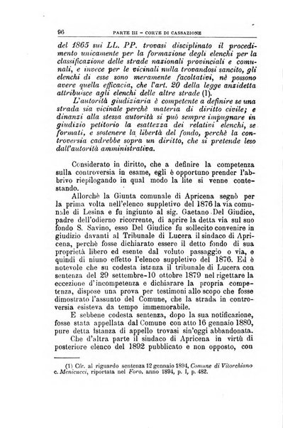 La giustizia amministrativa raccolta di decisioni e pareri del Consiglio di Stato, decisioni della Corte dei conti, sentenze della Cassazione di Roma, e decisioni delle Giunte provinciali amministrative