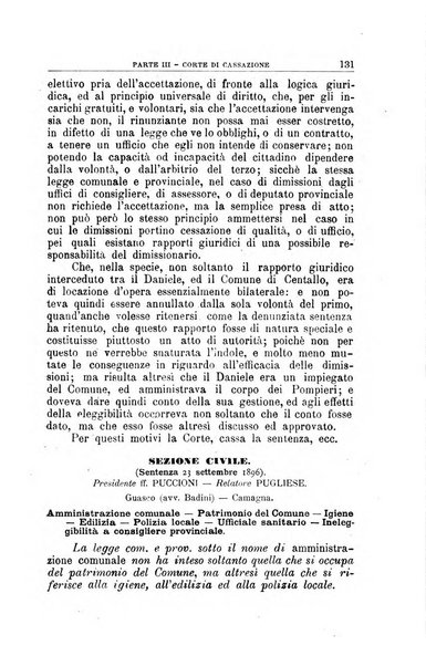 La giustizia amministrativa raccolta di decisioni e pareri del Consiglio di Stato, decisioni della Corte dei conti, sentenze della Cassazione di Roma, e decisioni delle Giunte provinciali amministrative