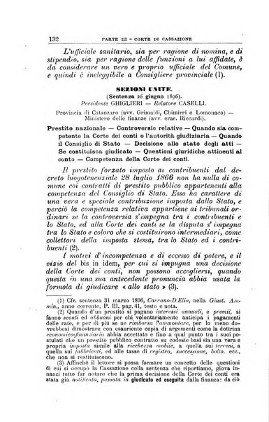 La giustizia amministrativa raccolta di decisioni e pareri del Consiglio di Stato, decisioni della Corte dei conti, sentenze della Cassazione di Roma, e decisioni delle Giunte provinciali amministrative