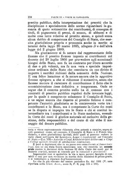 La giustizia amministrativa raccolta di decisioni e pareri del Consiglio di Stato, decisioni della Corte dei conti, sentenze della Cassazione di Roma, e decisioni delle Giunte provinciali amministrative