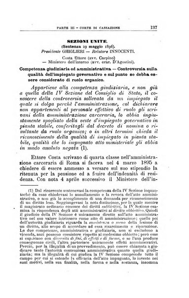 La giustizia amministrativa raccolta di decisioni e pareri del Consiglio di Stato, decisioni della Corte dei conti, sentenze della Cassazione di Roma, e decisioni delle Giunte provinciali amministrative