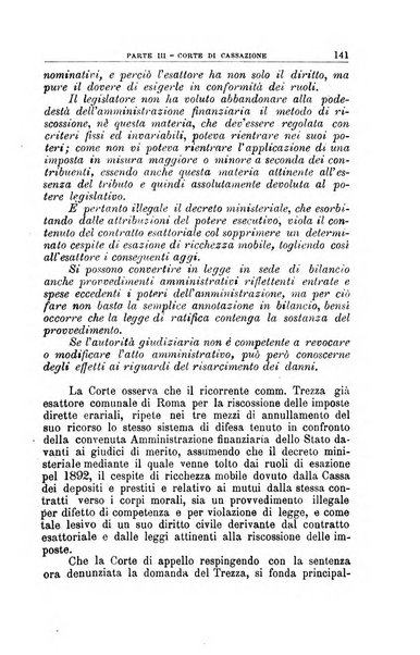 La giustizia amministrativa raccolta di decisioni e pareri del Consiglio di Stato, decisioni della Corte dei conti, sentenze della Cassazione di Roma, e decisioni delle Giunte provinciali amministrative