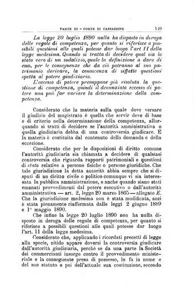 La giustizia amministrativa raccolta di decisioni e pareri del Consiglio di Stato, decisioni della Corte dei conti, sentenze della Cassazione di Roma, e decisioni delle Giunte provinciali amministrative