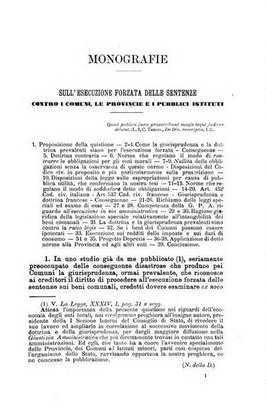 La giustizia amministrativa raccolta di decisioni e pareri del Consiglio di Stato, decisioni della Corte dei conti, sentenze della Cassazione di Roma, e decisioni delle Giunte provinciali amministrative