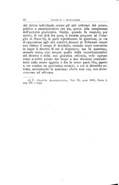 La giustizia amministrativa raccolta di decisioni e pareri del Consiglio di Stato, decisioni della Corte dei conti, sentenze della Cassazione di Roma, e decisioni delle Giunte provinciali amministrative