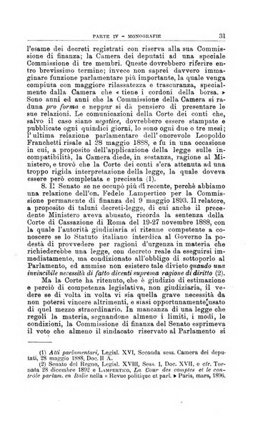 La giustizia amministrativa raccolta di decisioni e pareri del Consiglio di Stato, decisioni della Corte dei conti, sentenze della Cassazione di Roma, e decisioni delle Giunte provinciali amministrative