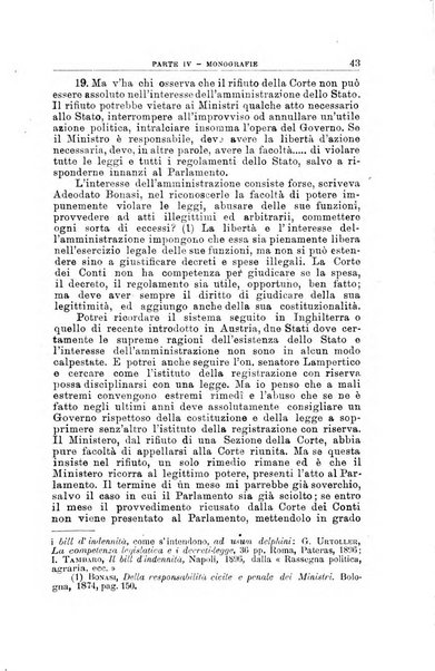 La giustizia amministrativa raccolta di decisioni e pareri del Consiglio di Stato, decisioni della Corte dei conti, sentenze della Cassazione di Roma, e decisioni delle Giunte provinciali amministrative