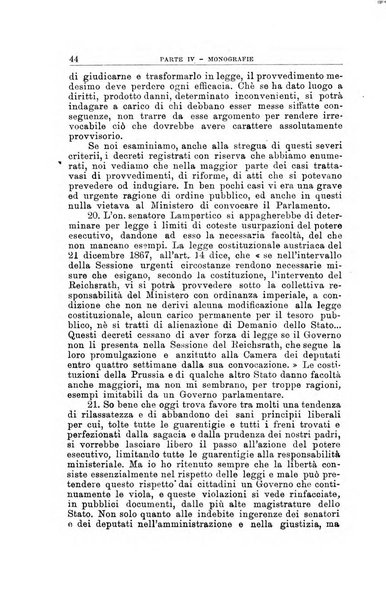 La giustizia amministrativa raccolta di decisioni e pareri del Consiglio di Stato, decisioni della Corte dei conti, sentenze della Cassazione di Roma, e decisioni delle Giunte provinciali amministrative