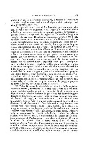 La giustizia amministrativa raccolta di decisioni e pareri del Consiglio di Stato, decisioni della Corte dei conti, sentenze della Cassazione di Roma, e decisioni delle Giunte provinciali amministrative