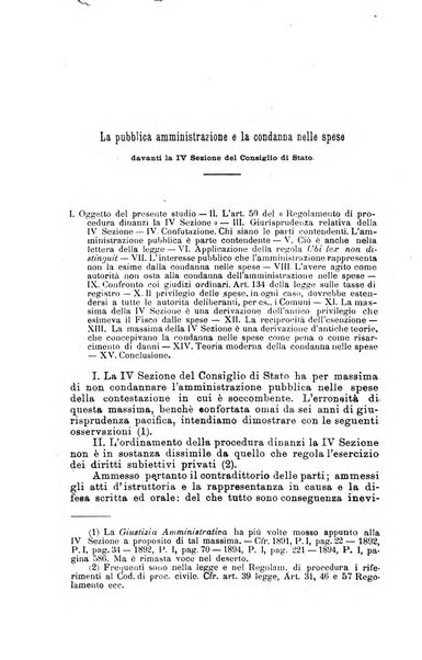 La giustizia amministrativa raccolta di decisioni e pareri del Consiglio di Stato, decisioni della Corte dei conti, sentenze della Cassazione di Roma, e decisioni delle Giunte provinciali amministrative