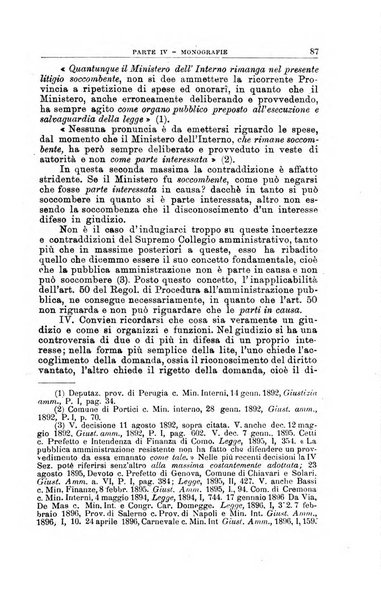 La giustizia amministrativa raccolta di decisioni e pareri del Consiglio di Stato, decisioni della Corte dei conti, sentenze della Cassazione di Roma, e decisioni delle Giunte provinciali amministrative