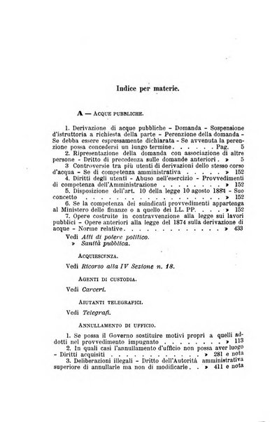 La giustizia amministrativa raccolta di decisioni e pareri del Consiglio di Stato, decisioni della Corte dei conti, sentenze della Cassazione di Roma, e decisioni delle Giunte provinciali amministrative