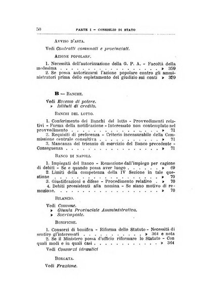 La giustizia amministrativa raccolta di decisioni e pareri del Consiglio di Stato, decisioni della Corte dei conti, sentenze della Cassazione di Roma, e decisioni delle Giunte provinciali amministrative