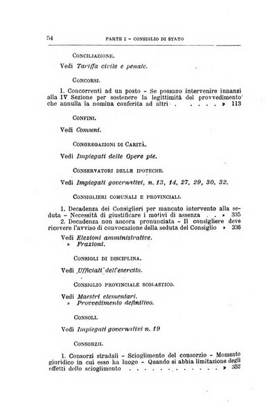 La giustizia amministrativa raccolta di decisioni e pareri del Consiglio di Stato, decisioni della Corte dei conti, sentenze della Cassazione di Roma, e decisioni delle Giunte provinciali amministrative