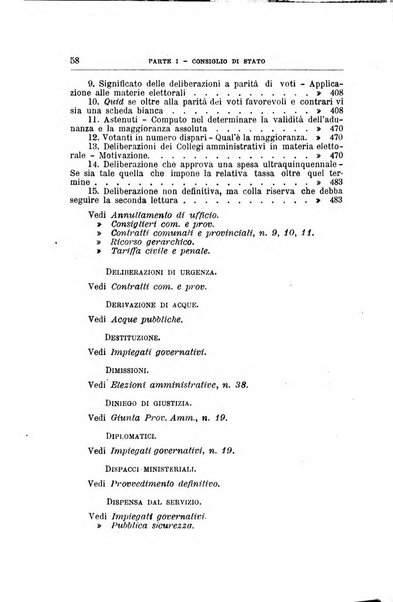 La giustizia amministrativa raccolta di decisioni e pareri del Consiglio di Stato, decisioni della Corte dei conti, sentenze della Cassazione di Roma, e decisioni delle Giunte provinciali amministrative