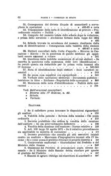 La giustizia amministrativa raccolta di decisioni e pareri del Consiglio di Stato, decisioni della Corte dei conti, sentenze della Cassazione di Roma, e decisioni delle Giunte provinciali amministrative