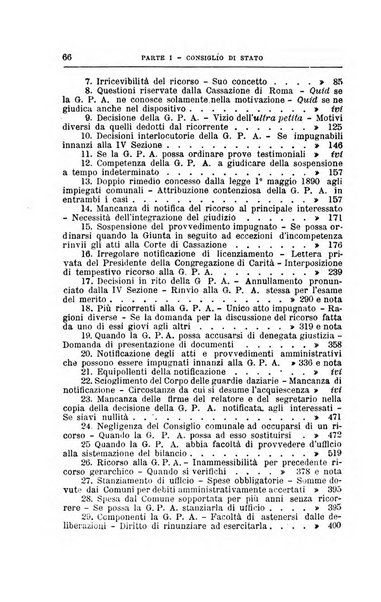 La giustizia amministrativa raccolta di decisioni e pareri del Consiglio di Stato, decisioni della Corte dei conti, sentenze della Cassazione di Roma, e decisioni delle Giunte provinciali amministrative