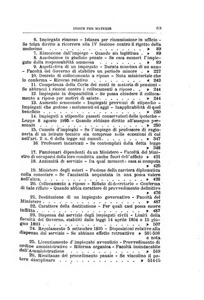 La giustizia amministrativa raccolta di decisioni e pareri del Consiglio di Stato, decisioni della Corte dei conti, sentenze della Cassazione di Roma, e decisioni delle Giunte provinciali amministrative