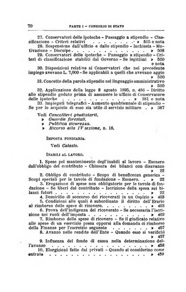 La giustizia amministrativa raccolta di decisioni e pareri del Consiglio di Stato, decisioni della Corte dei conti, sentenze della Cassazione di Roma, e decisioni delle Giunte provinciali amministrative