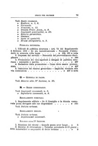 La giustizia amministrativa raccolta di decisioni e pareri del Consiglio di Stato, decisioni della Corte dei conti, sentenze della Cassazione di Roma, e decisioni delle Giunte provinciali amministrative