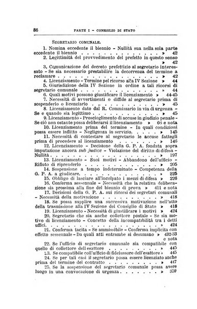 La giustizia amministrativa raccolta di decisioni e pareri del Consiglio di Stato, decisioni della Corte dei conti, sentenze della Cassazione di Roma, e decisioni delle Giunte provinciali amministrative