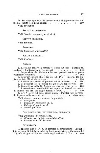 La giustizia amministrativa raccolta di decisioni e pareri del Consiglio di Stato, decisioni della Corte dei conti, sentenze della Cassazione di Roma, e decisioni delle Giunte provinciali amministrative