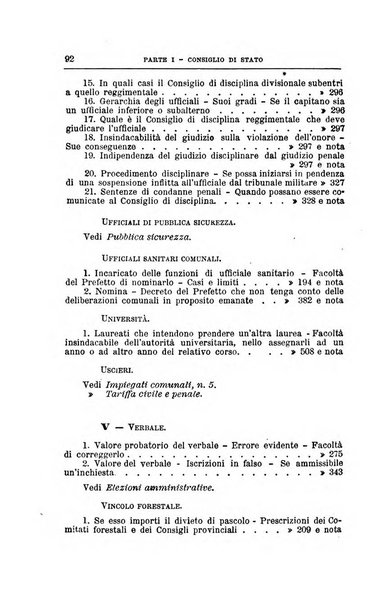 La giustizia amministrativa raccolta di decisioni e pareri del Consiglio di Stato, decisioni della Corte dei conti, sentenze della Cassazione di Roma, e decisioni delle Giunte provinciali amministrative